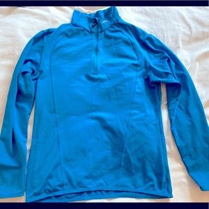 Long sleeve zip turtleneck